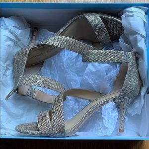 Antonio Melani gold high heels